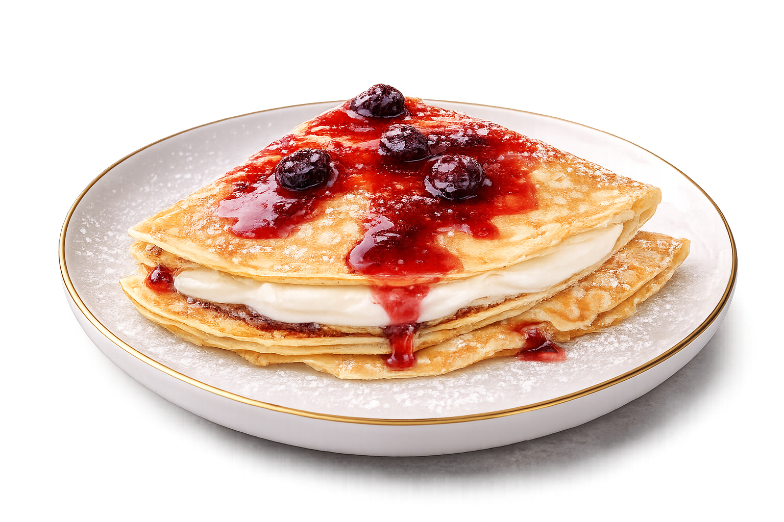 კრეპი არაჟნით და მურაბით