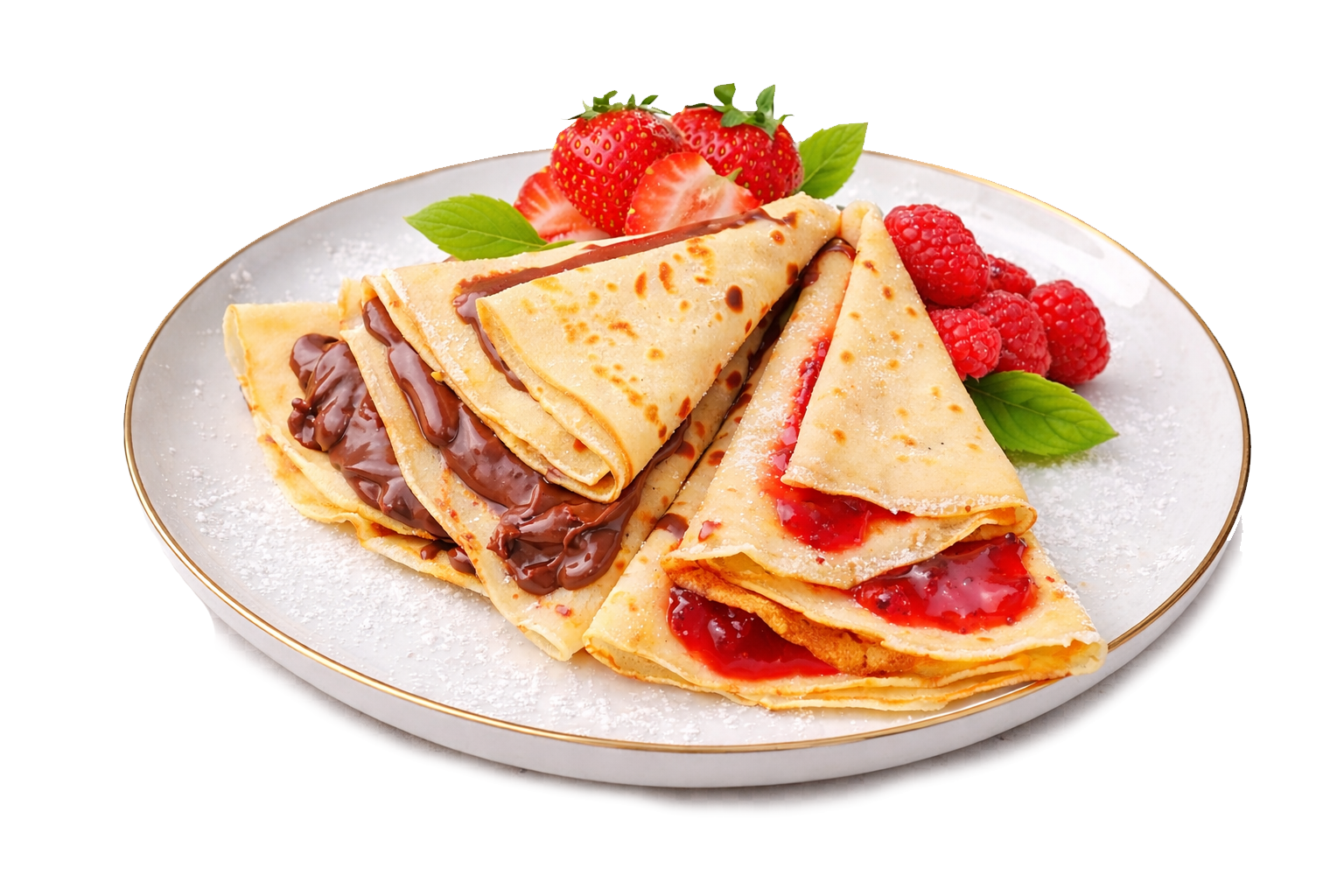 ბლინი ჯემით ან შოკოლადით